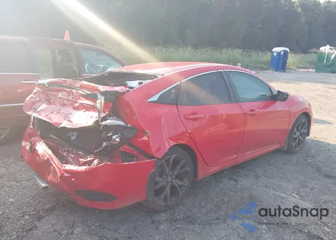 2019 Honda Civic Sport from USA, damaged, VIN 2HGFC2E80KH552576